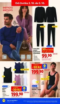 akční leták Lidl 2.10.2025-5.10.2025