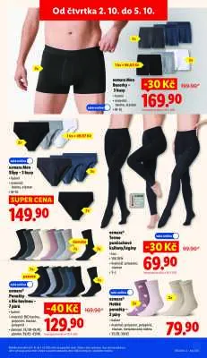 akční leták Lidl 2.10.2025-5.10.2025