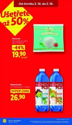 akční leták Lidl 2.10.2025-5.10.2025