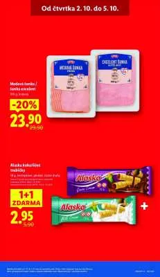 akční leták Lidl 2.10.2025-5.10.2025