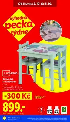 akční leták Lidl 2.10.2025-5.10.2025
