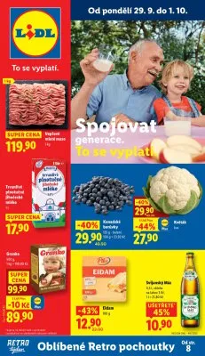 akční leták Lidl 29.9.2025-1.10.2025