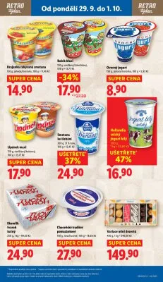akční leták Lidl 29.9.2025-1.10.2025