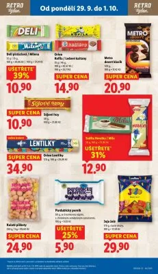 akční leták Lidl 29.9.2025-1.10.2025