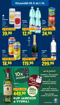 akční leták Lidl 29.9.2025-1.10.2025