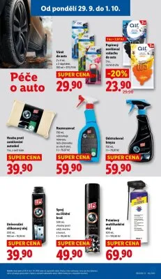 akční leták Lidl 29.9.2025-1.10.2025