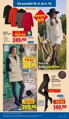 akční leták Lidl 29.9.2025-1.10.2025