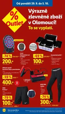 akční leták Lidl 29.9.2025-1.10.2025