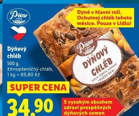 Chléb dýňový