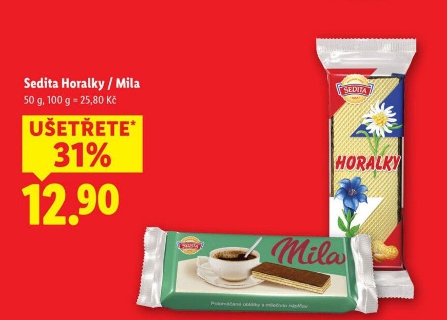 Oplatky Horalky Sedita