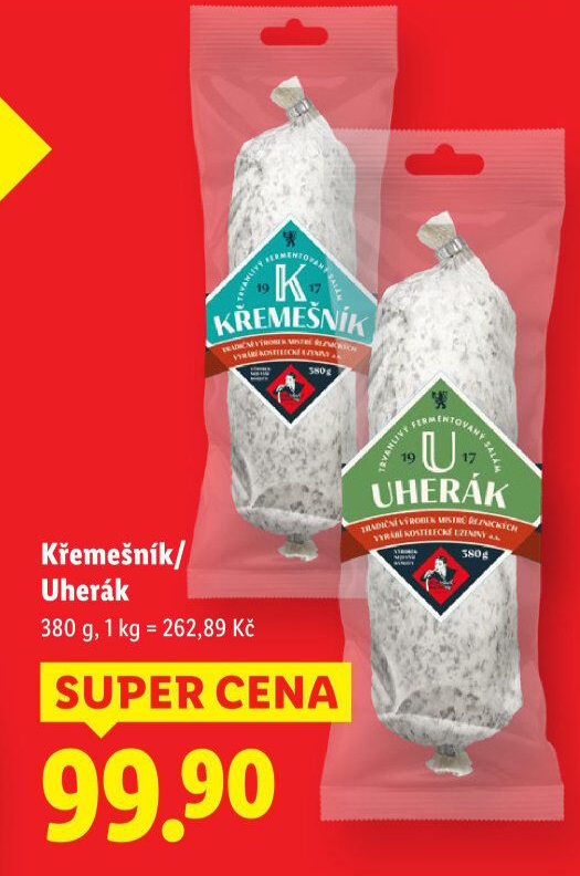 Salám Křemešník kostelecký Kostelecké uzeniny
