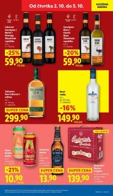 akční leták Lidl 2.10.2025-5.10.2025