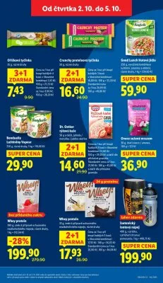 akční leták Lidl 2.10.2025-5.10.2025
