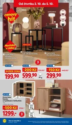 akční leták Lidl 2.10.2025-5.10.2025