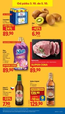 akční leták Lidl 2.10.2025-5.10.2025