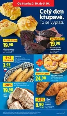 akční leták Lidl 2.10.2025-5.10.2025