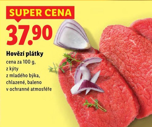 Hovězí plátky
