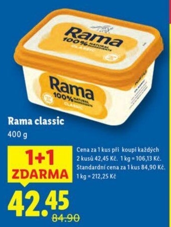 Margarín Classic Rama
