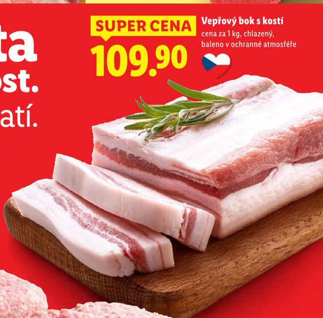 Vepřový bok s kostí