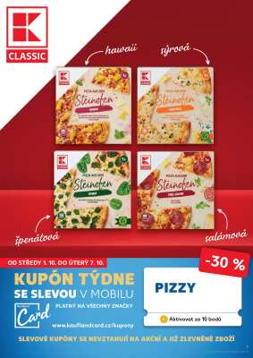 akční leták Kaufland 1.10.2025-7.10.2025