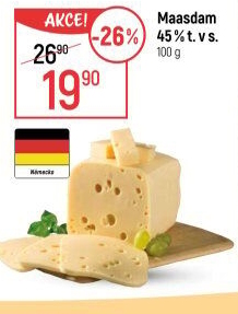 Sýr Maasdamer 45%