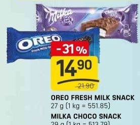 Fresh Milk snack Oreo