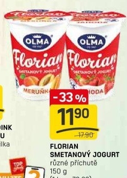 Jogurt smetanový Florian Olma