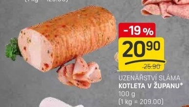 Kotleta v županu Sláma