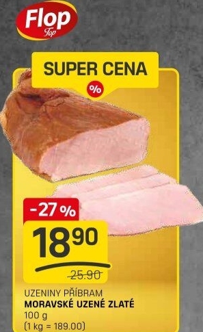 Moravské uzené zlatéPříbramská uzenina