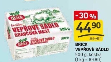 Sádlo vepřové Brick