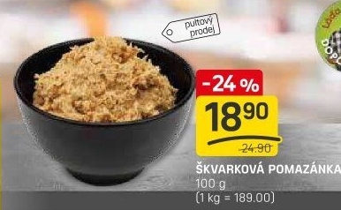 Škvarková pomazánka