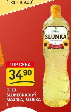 Slunečnicový olej Slunka Fabio