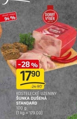 Šunka dušená standard Dobrý Výběr