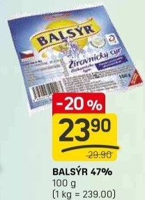 Sýr Balsýr Mlékárna Žirovnice