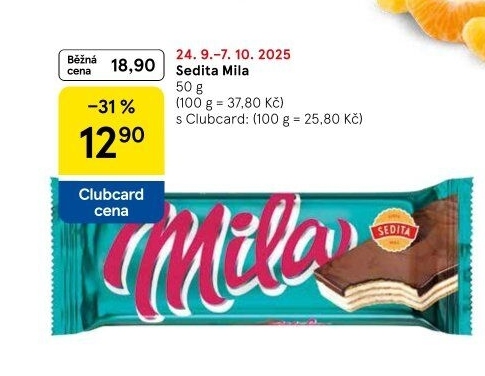 Oplatky Mila Sedita