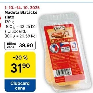 Sýr Blaťácké zlato Madeta