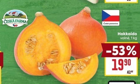 Dýně Hokkaidó Česká farma