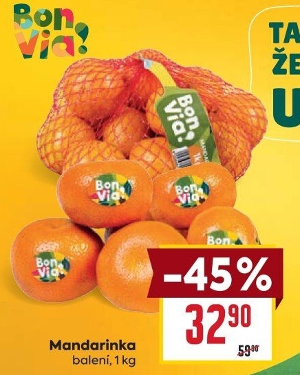 Mandarinky Billa Bonvia