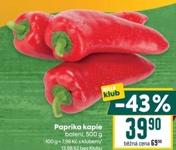 Paprika červená kapie