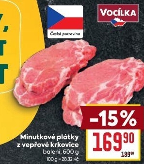 Vepřová krkovice bez kosti Vocílka