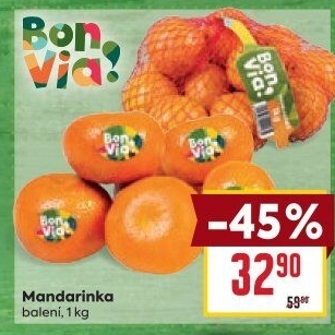 Mandarinky Billa Bonvia