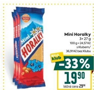 Oplatky Horalky Sedita
