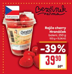 Rajčata cherry Farma Bezdínek