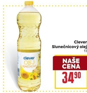 Slunečnicový olej Clever