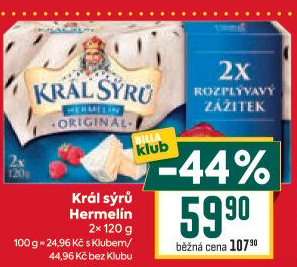 Sýr Hermelín Král sýrů