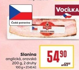 Anglická slanina Vocílka