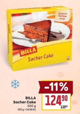 Dort Sacher mražený Billa