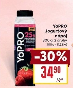 Jogurtový proteinový nápoj Yopro