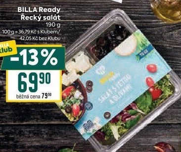 Saláty Ready Billa