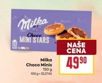 Sušenky Choco Minis Milka
